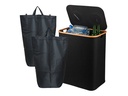 relaxdays Recyclingbehälter 170 L Grau