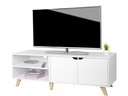 relaxdays TV-Möbel Vintage Style 140 cm, Hellbraun 60 Zoll