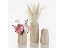 relaxdays Vasen-Set 3-teilig, Weiss