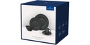 Villeroy & Boch Geschirrset Manufacture Rock 20-teilig, Schwarz