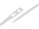 STEFFEN Kabelbinder 100 Stück Weiss 234 mm x 5.5 mm