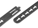 STEFFEN Kabelbinder 100 Stück Weiss 130 mm x 15.5 mm
