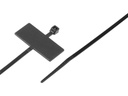 STEFFEN Kabelbinder mit Beschriftungsfeld 50 Stk. 200 mm x 2.5 mm