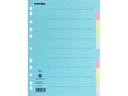 novooo. Register A4, 1 Reihe, 12 Tabs Bunt