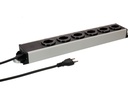 Max Hauri Steckdosenleiste Power Line 6x Typ 13 3.0m Magnet