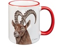 creanorm Tasse Steinbock 330 ml, 1 Stück, Schwarz/Mehrfarbig
