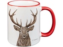 creanorm Tasse Hirsch 330 ml, 1 Stück/1, Schwarz