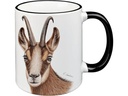 creanorm Tasse Gams Black Edition 330 ml, 1 Stück, Schwarz