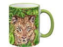 creanorm Tasse Leopard 330 ml, 1 Stück, Weiss