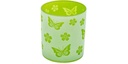 CHALET Windlicht Butterfly 10 cm, Gelb