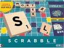 Mattel Spiele Scrabble Original Holz 2 in 1 , 2-4 Spieler – FR -