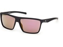 adidas ES0002 Sport Sonnenbrille Matte Black, Blue