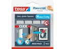 tesa Klebepad Powerstrips CLICK Medium 4 Paar, 5.4 kg