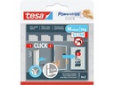 tesa Klebeband Powerstrips CLICK 20 mm x 0.06 m, Weiss