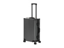 KOOR Reisekoffer Aluminium 37 L, Grau/Grün