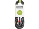 Bemero Audio-Verbindungskabel BAC2544-300BK Schwarz