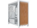 Corsair PC-Gehäuse 4000D Wood Schwarz, Walnuss