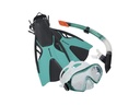 Schildkröt Funsports Schildkröt Schnorchel Set Cayman 3-teilig, Grösse S/M