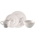 Villeroy & Boch Manufacture Rock Mickey Mouse Frühstück-Set, 4-teilig