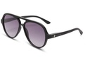 OKKIA Sonnenbrille Alessio Translucent Clear, Dark Blue Lens
