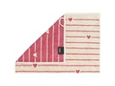Cawö Handtuch Heart Beats 50 x 100 cm, Grau