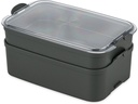 Koziol Lunchbox Stakk 2 l, Grau
