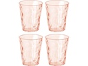 Koziol Trinkglas Club No. 1 250 ml, 4 Stück, Aquamarine
