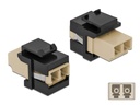 Delock Keystone-Modul LC Duplex Buchse zu LC Duplex Buchse