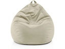 Lumaland Sitzsack 185 l Comfort Polyester (PES), Beige