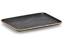 Zeller Present Serviertablett Holz/Wengefurnier Schwarz