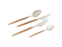 Kare Besteck-Set Paris, 16-teilig, Schwarz Matt