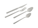 Kare Besteck-Set Adella, 16-teilig, Shiny Schwarz