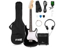 MAX E-Gitarre GigKit Junior 3/4 3/4, mit Verstärker und Zubehör