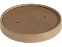 belesse Deckel Kraft/PE braun 25 Stück