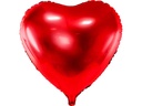 Partydeco Folienballon Herz Rot