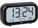 TFA Dostmann Nocta Weiss, Quarz, zwei Weckzeiten, grosses Display