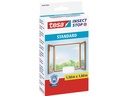 tesa Fliegengitter -Set Standard, 2x 1.5 m x 1.8 m, Anthrazit