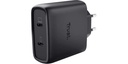 Trust Maxo USB-C-GaN 65 W mit 2 Anschlüssen Schwarz