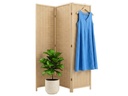 relaxdays Paravent Braun