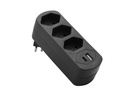 Schönenberger Abzweigstecker MOVE 3xT13 mit USB PD30W