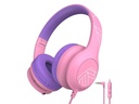 PowerLocus PLED Kinder Over-Ear Schwarz Blau