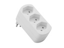 Schönenberger Abzweigstecker MOVE 3xT13 schwarz 270° drehbar 3xT13 (offen)