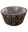 CHALET Chalet Rattan Schale Kobo Wild L Braun