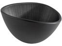 APS Schale APS Bowl Oval Nero 19 x 16.5 cm, Schwarz
