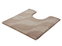Kleine Wolke Badteppich Onda 55 x 55 cm, Taupe