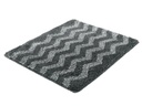 Kleine Wolke Badteppich Zack 70 x 120 cm, Grau