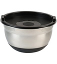 Kesper mit Deckel 4.5 l, Schwarz/Silber