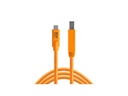 Tether Tools Kabel TetherPro USB-C zu USB 3.0 Male B, 4.6 m Orange