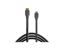 Tether Tools Kabel TetherPro HDMI Mini zu HDMI 2.0, 0.3 m Schwarz